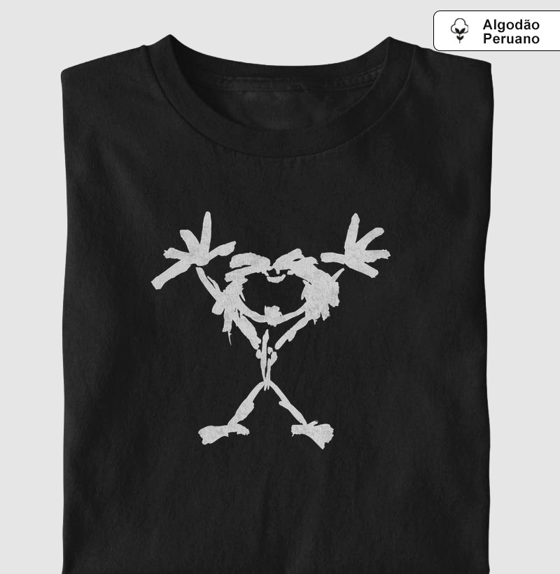 Camiseta Algodão Peruano PJ Logo