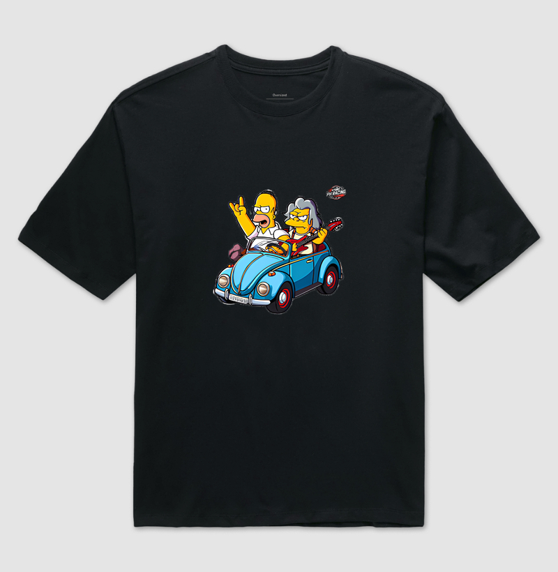 Camiseta Homer e Moe 