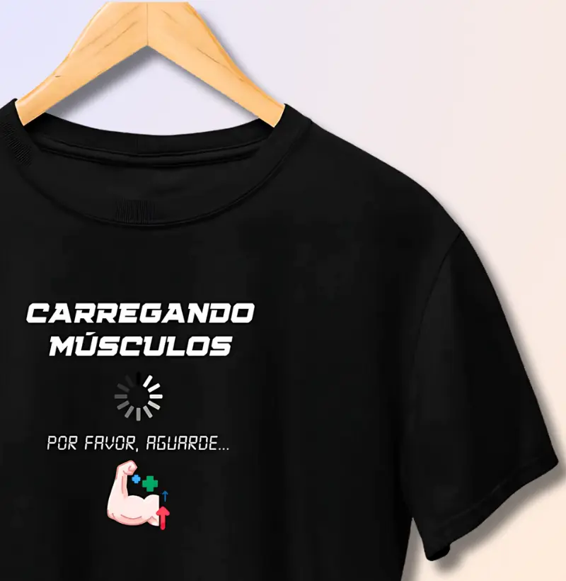 Camisa Premium Carregando Músculos