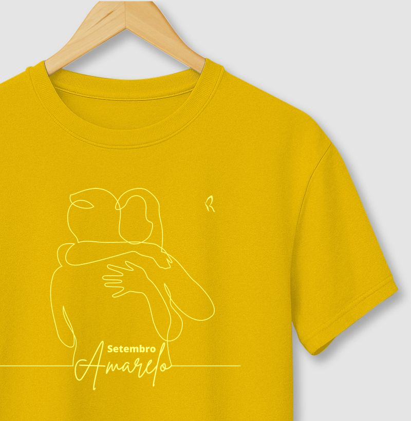 Camiseta - Abraço - Setembro Amarelo