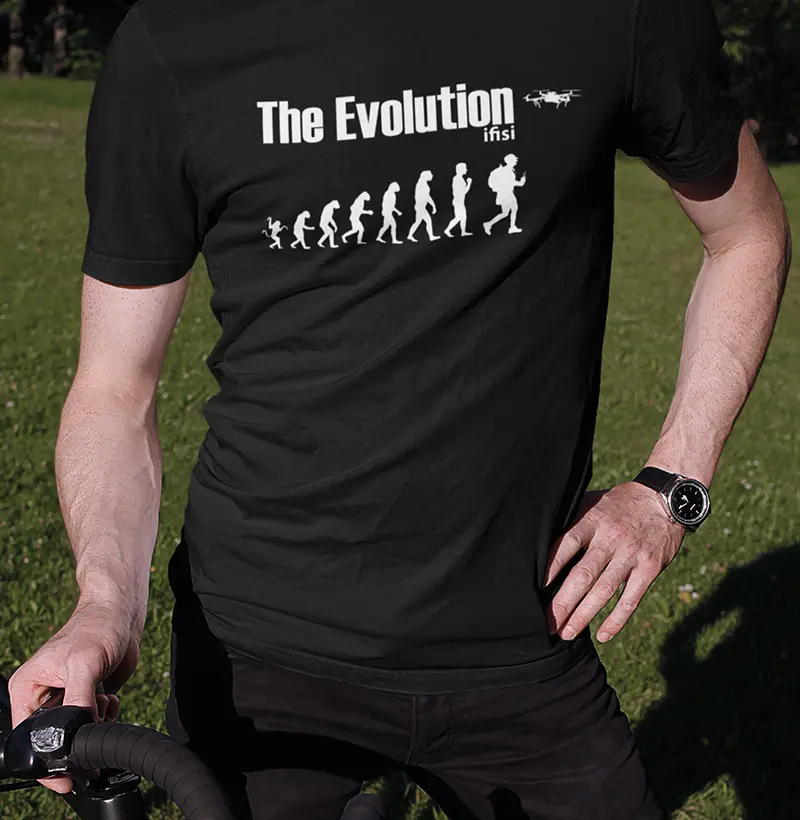 Camiseta Masculina e feminina Premium Drone Evolution
