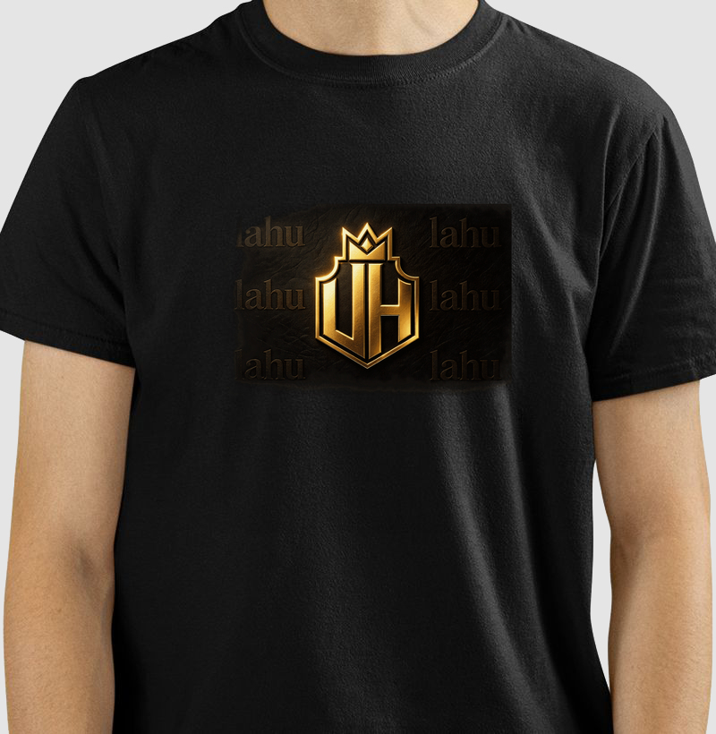 👑 Brasão da Grandeza | Poder, Prestígio e Liderança 👑 Para quem nasceu para se destacar, esta estampa traz um brasão imponente em dourado sobre um fundo negro sofisticado, transmitindo autoridade, força e exclusividade.