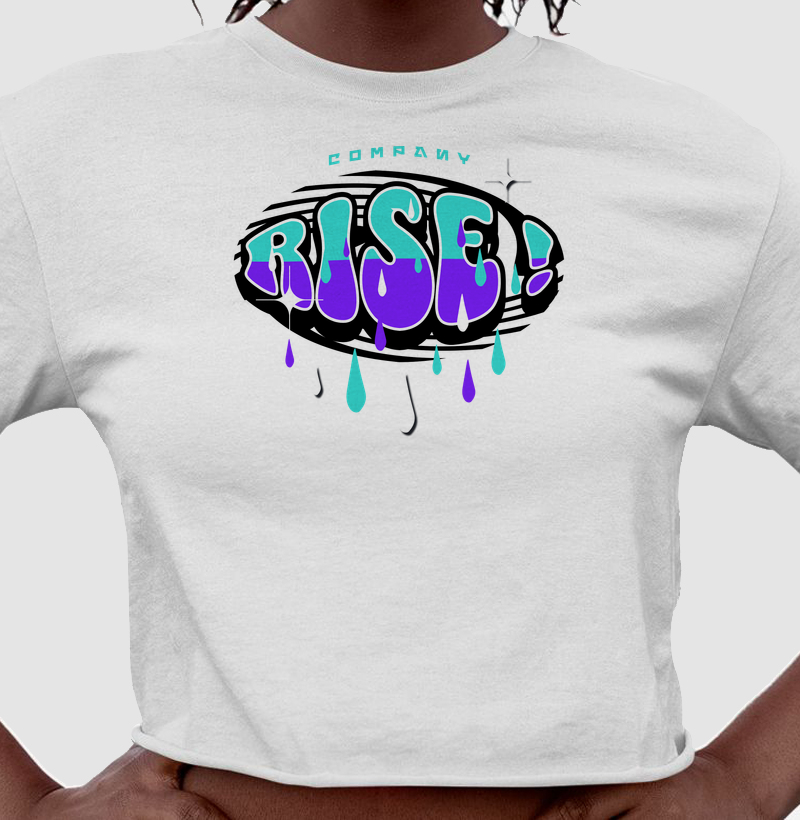 Cropped Rise! Streetwear Básica Premium Unissex – Moda Urbana