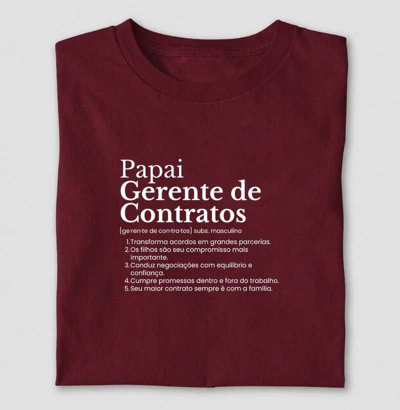 Papai Gerente de Contratos - definição