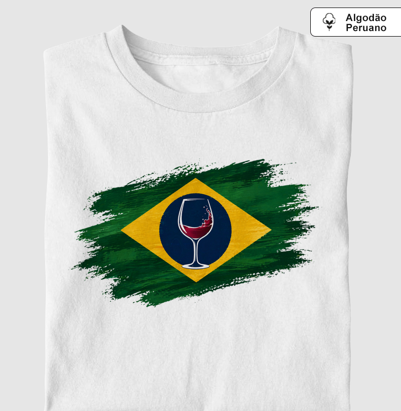 Camiseta Brasil & Vinho