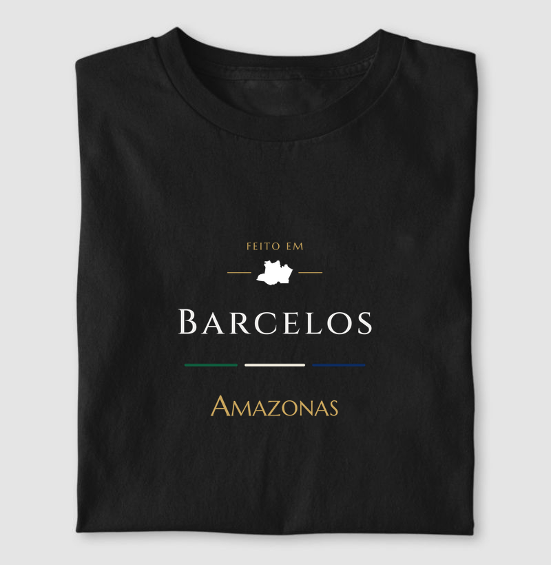 Feito em Barcelos AM - Camiseta