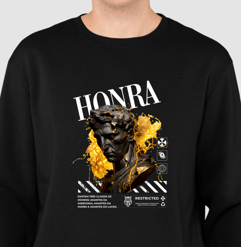 Moletom Careca Masculino: Honra