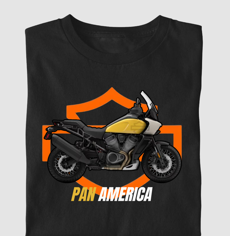 Harley Davidson Pan America amarela 2