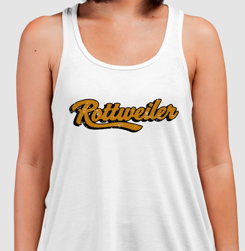 Rottweiler Texto Laranja