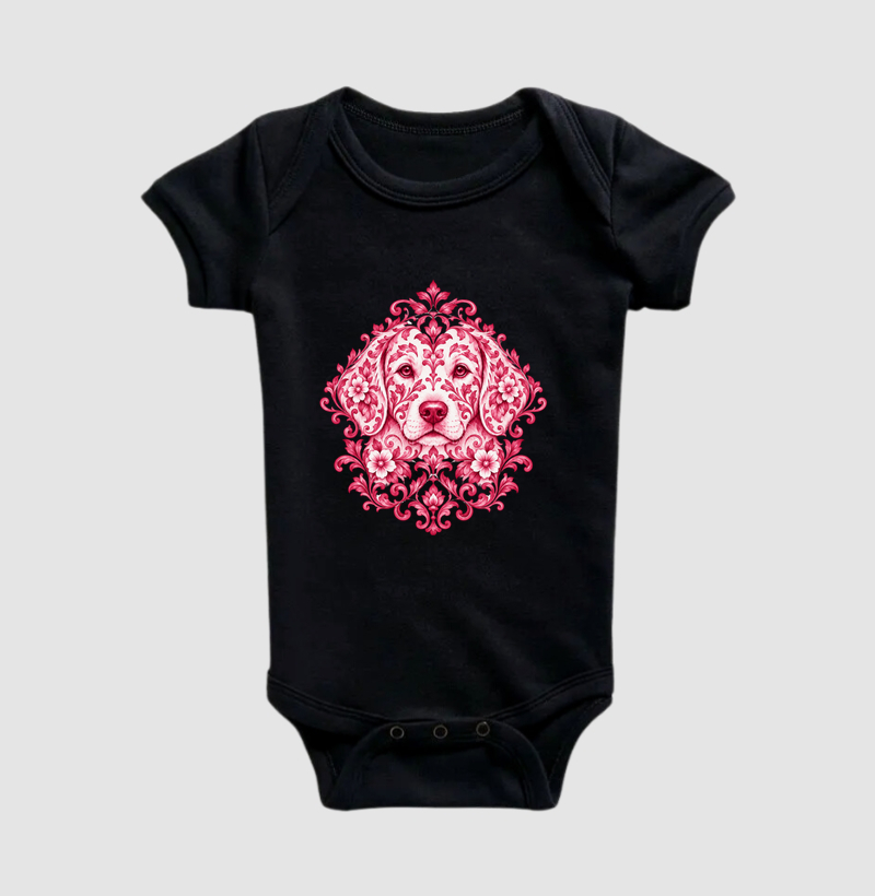 Azulejo Rosa - Body Infantil