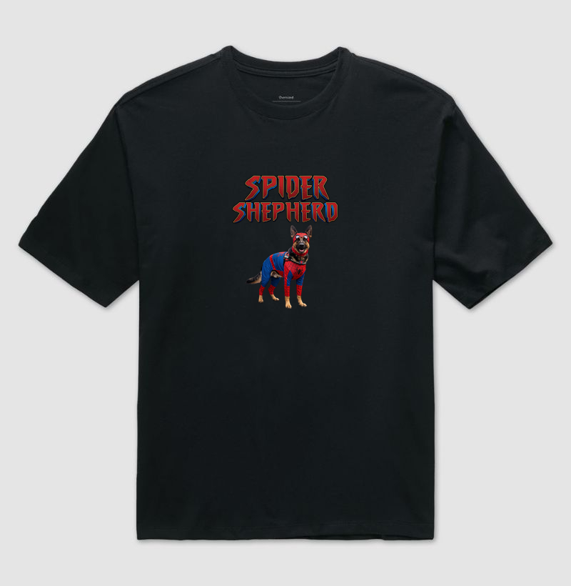 Spider Shepherd - Camiseta Oversized