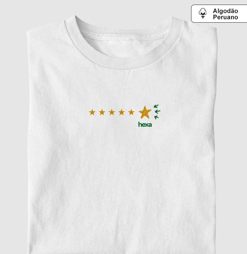 Algodão Peruano - Estrela do Hexa