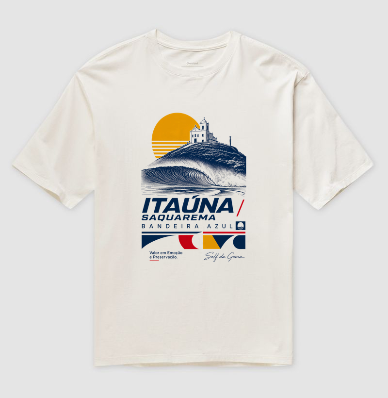 ITAÚNA AZUL - Camiseta Oversized