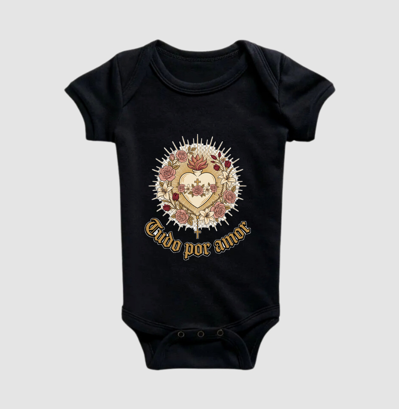 Tudo por Amor - Body Infantil