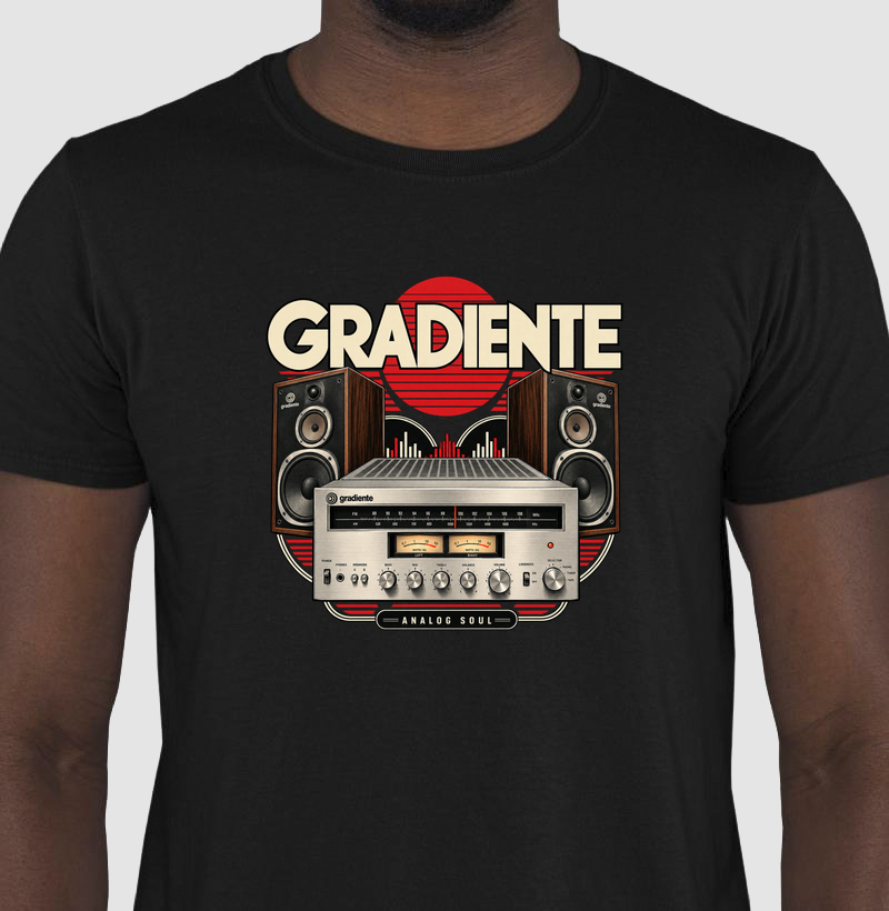 Camiseta Gradiente — Analog Soul | Slow Life - Camiseta