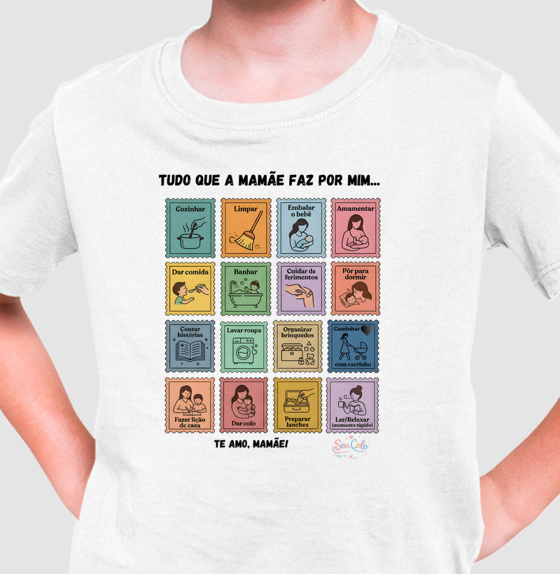 Tudo que a mamãe faz por mim.