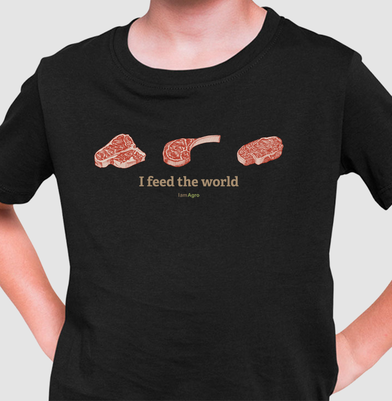 Camiseta Beef agro - Eu alimento o Mundo