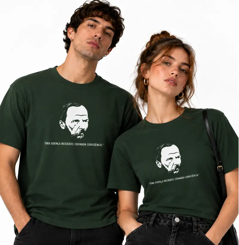 Camiseta Dostoiévski - Camiseta