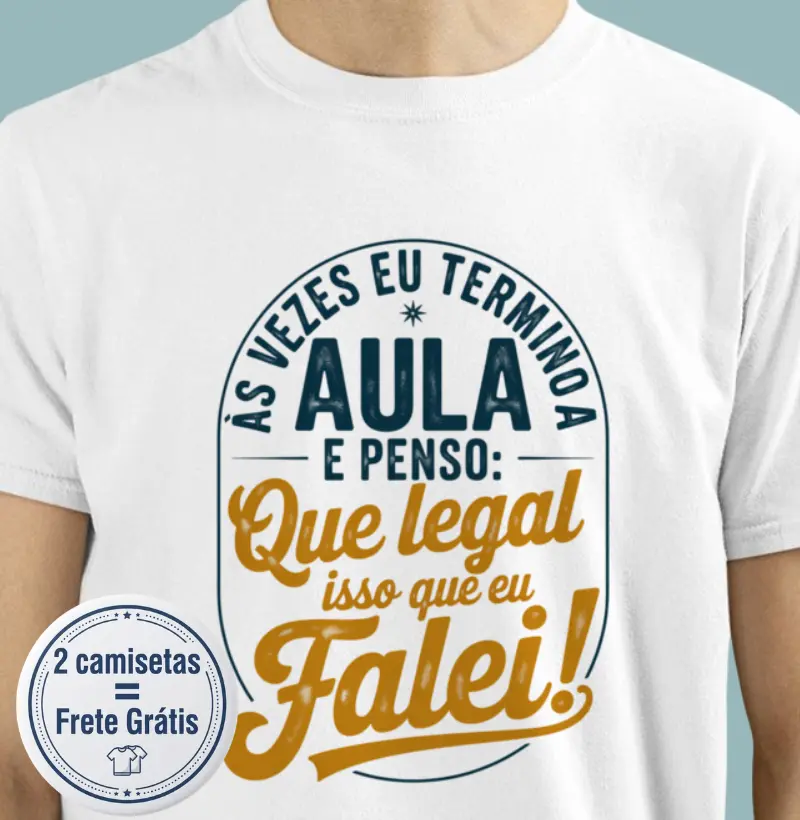 Camiseta Premium Professor/Pedagogo