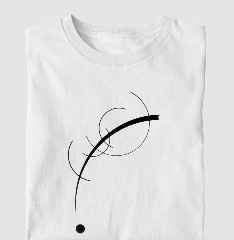 Free Curve to the Point Accompanying Sound of Geometric Curves (1925) - Kandinsky