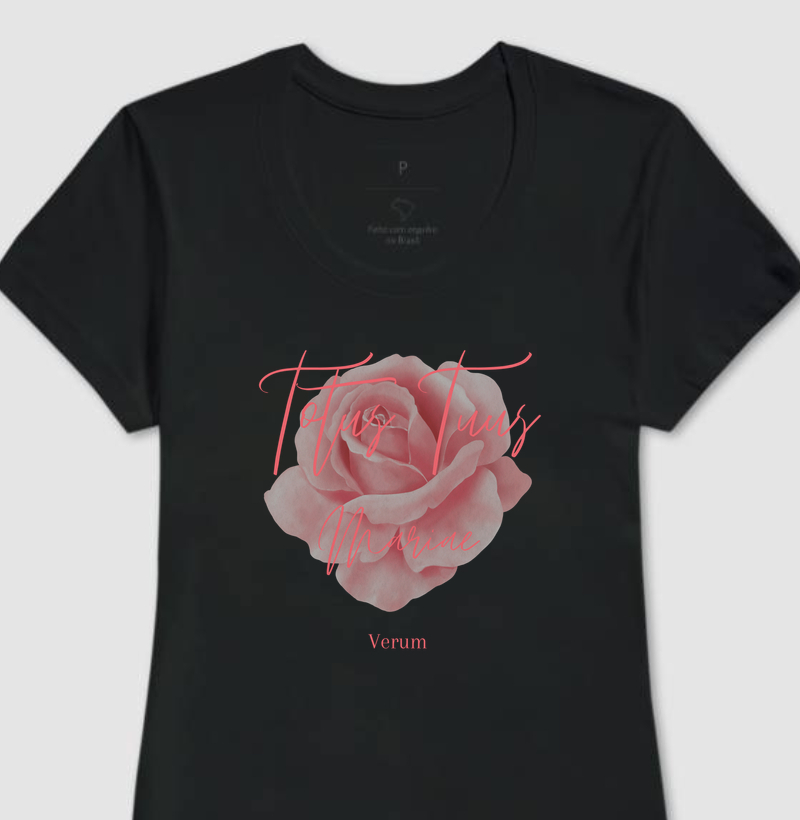 Camiseta Toda de Maria I Totus Tuus I camiseta católica feminina