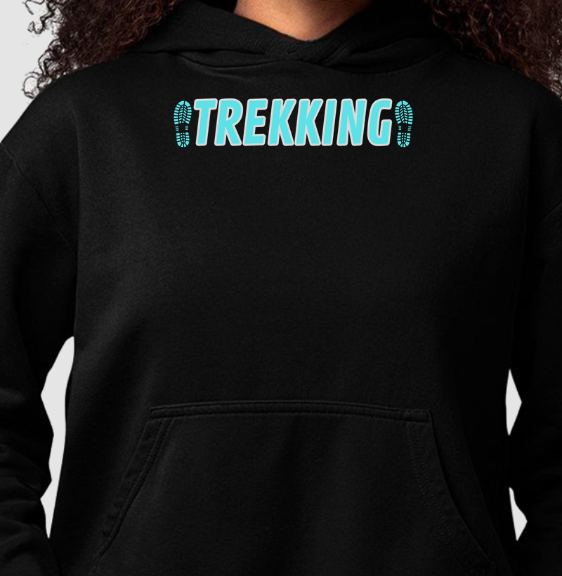 Casaco Hoodie Moletom Trekking.