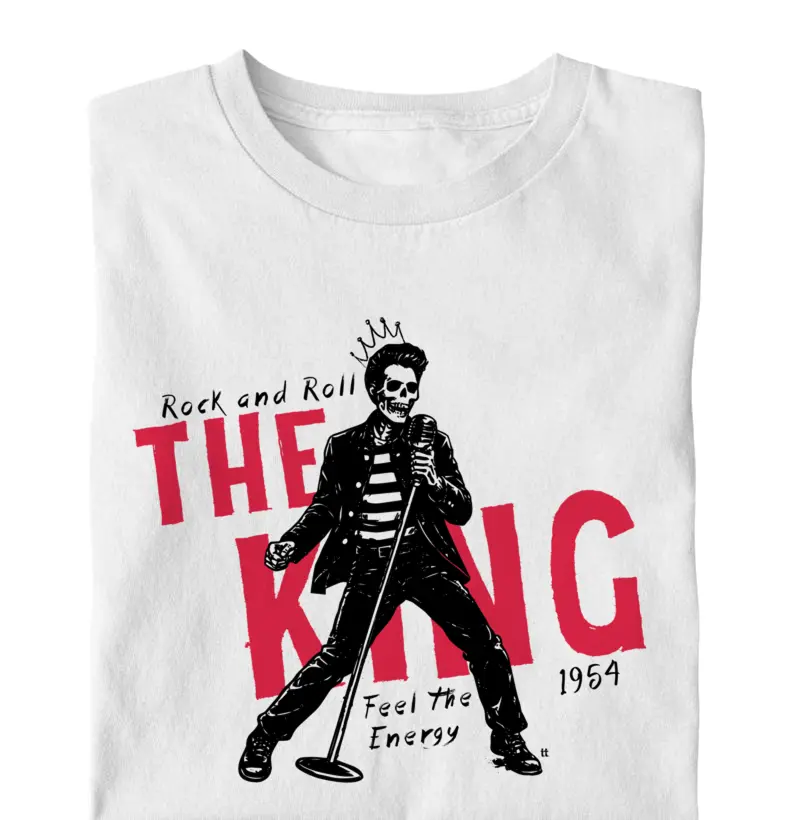 Camiseta The King | Caos em cores