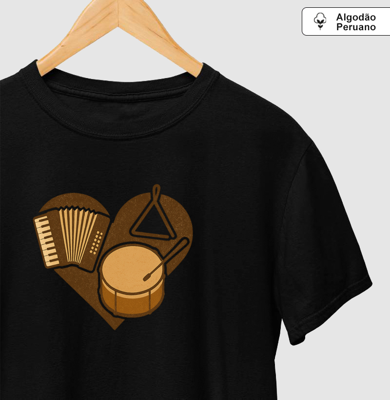 Sanfona + Zabumba + Triângulo formando um coração