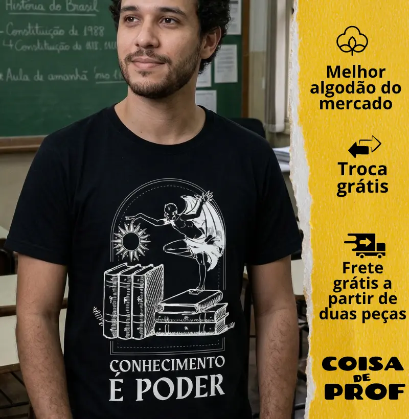 Camiseta Conhecimento é Poder