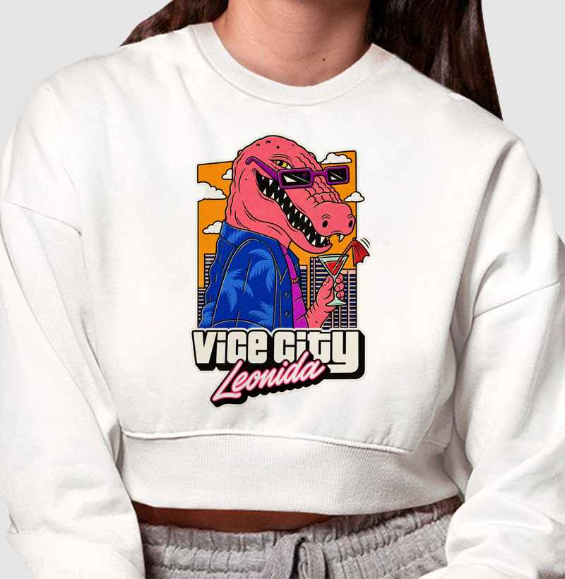 Cropped Moletom Jason (GTA VI / Vice City / Leonida) - Jacare Drink