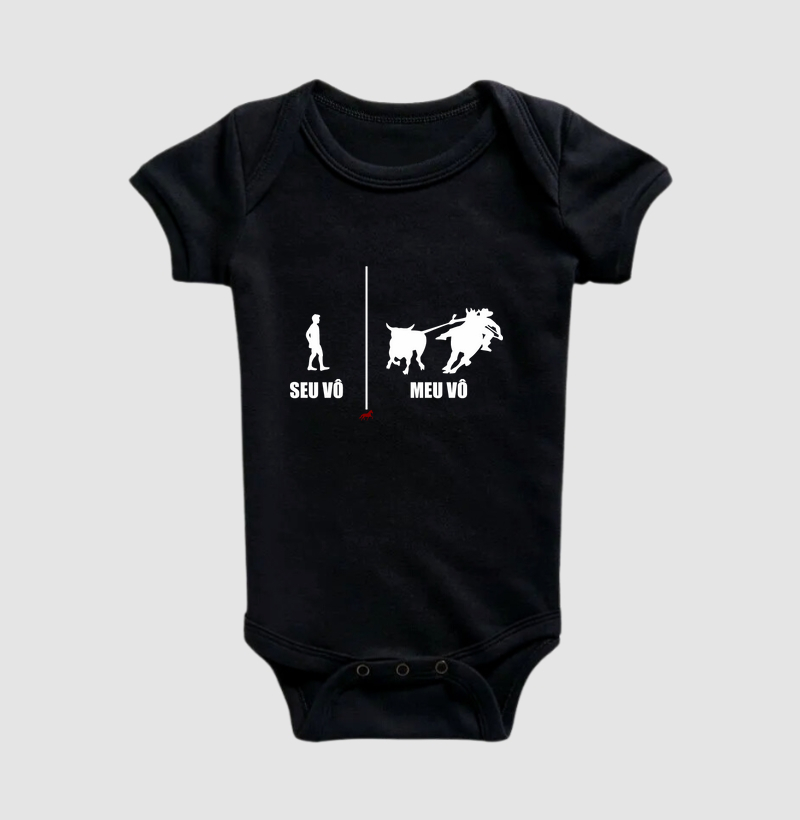 Seu vô, meu vô vaqueiro - Body Infantil