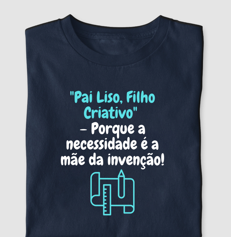 Pai liso filho Criativo