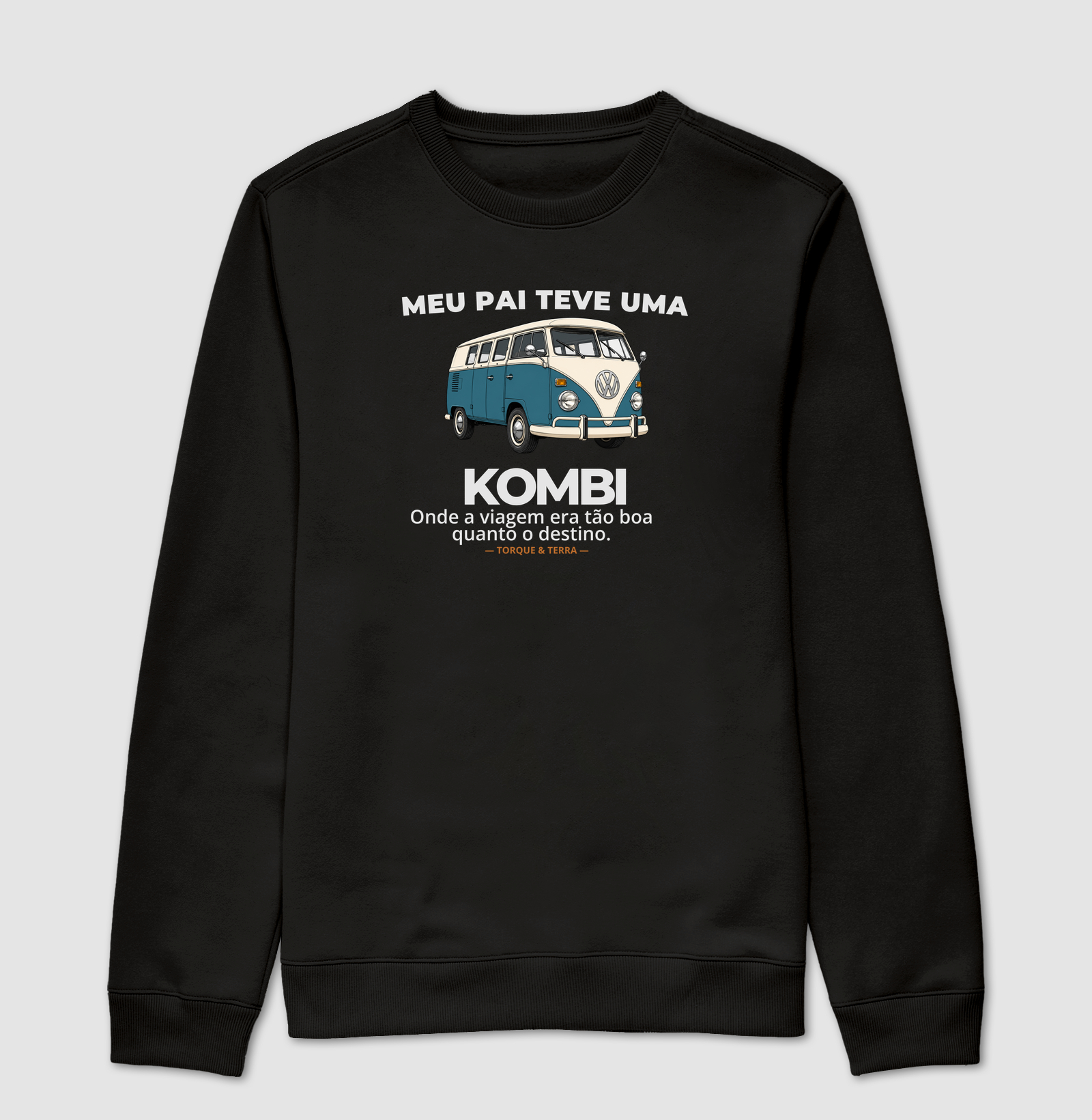 Meu pai teve uma - KOMBI - azul com branco