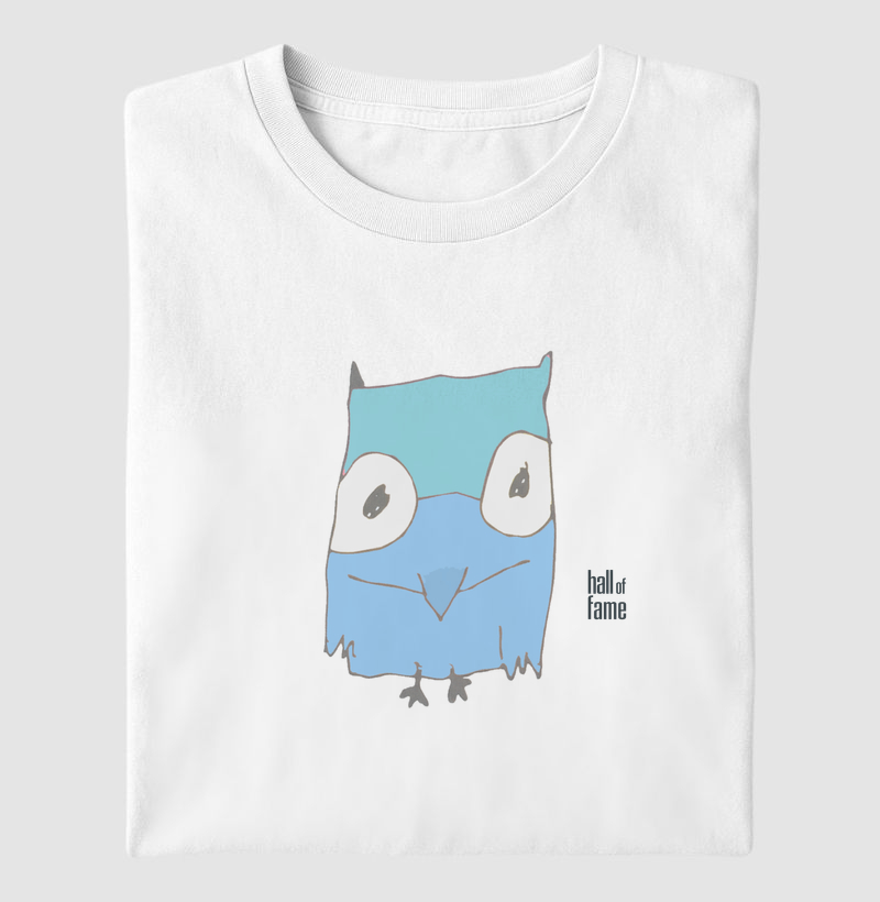 Camiseta estampada hall of fame - owl