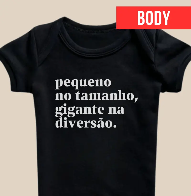 Pequeno no tamanho gigante na diversão