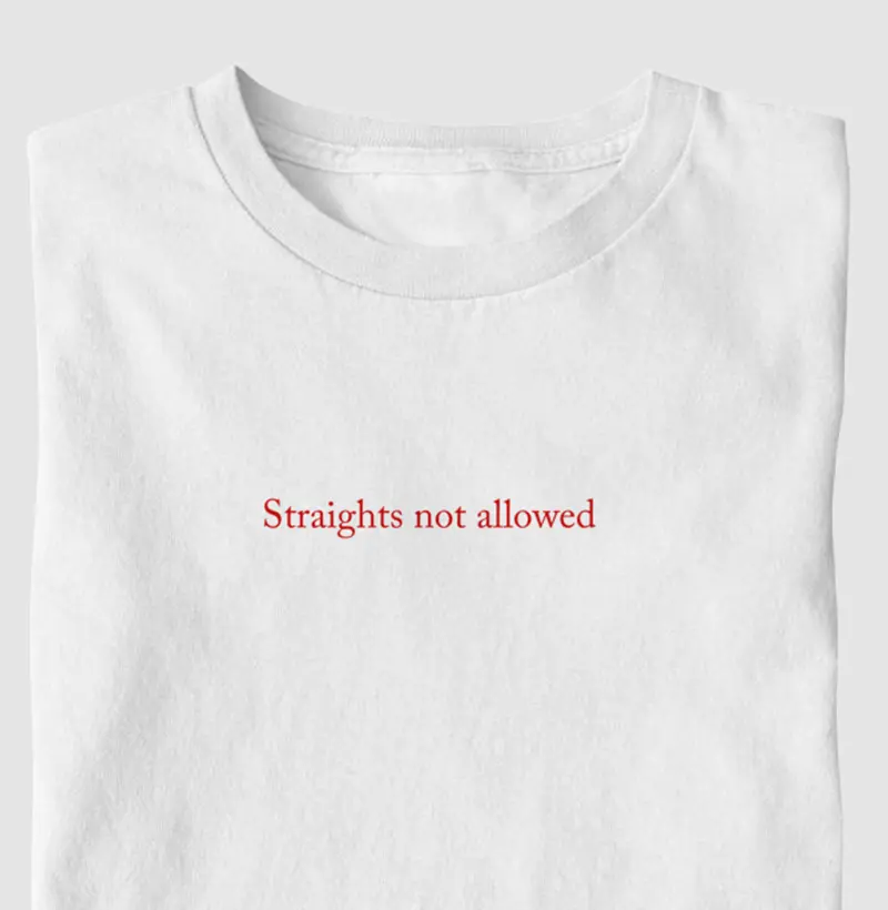 straights not allowed