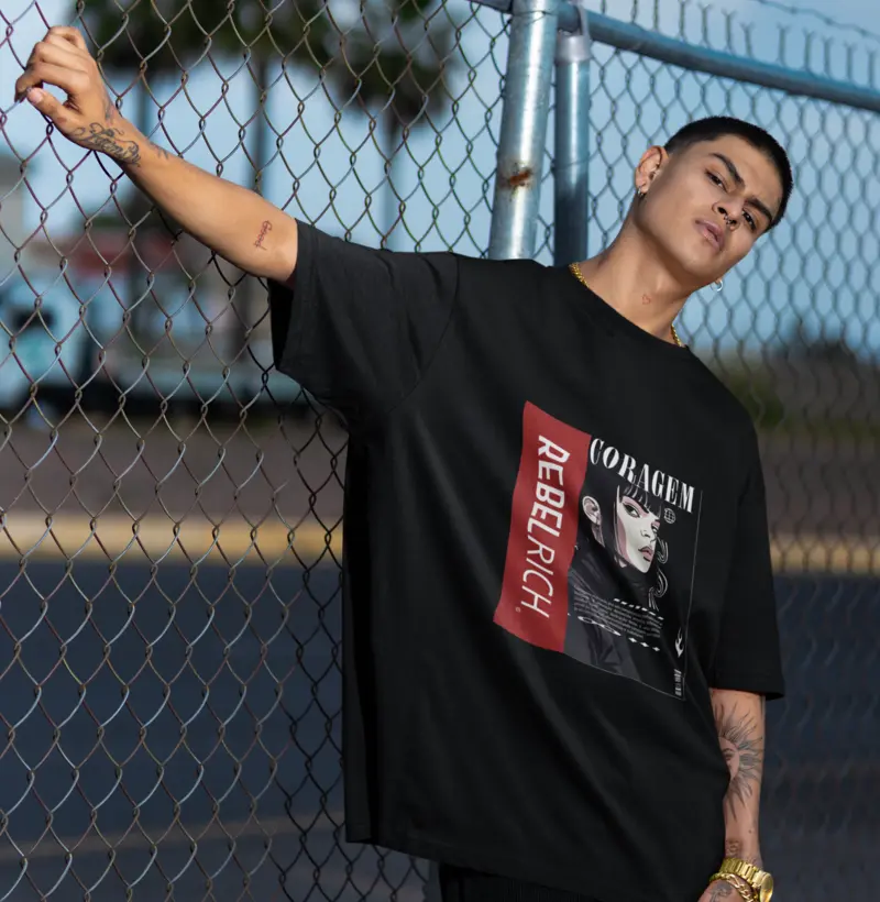 Coragem Oversized Preta