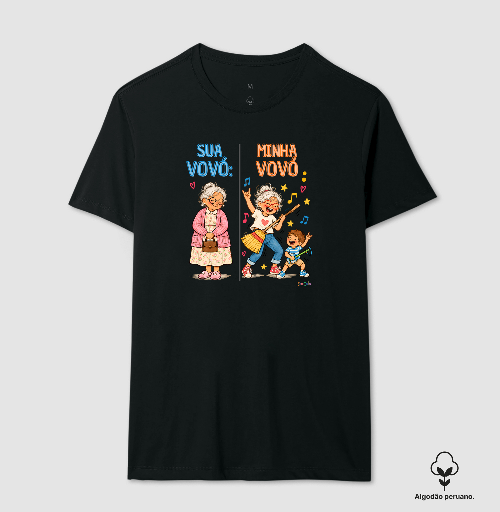 Sua vovó, minha vovó.