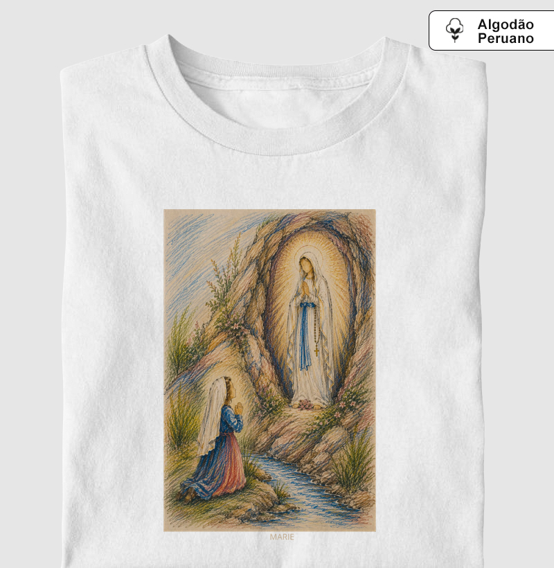 Nossa Senhora de Lourdes e Santa Bernadete