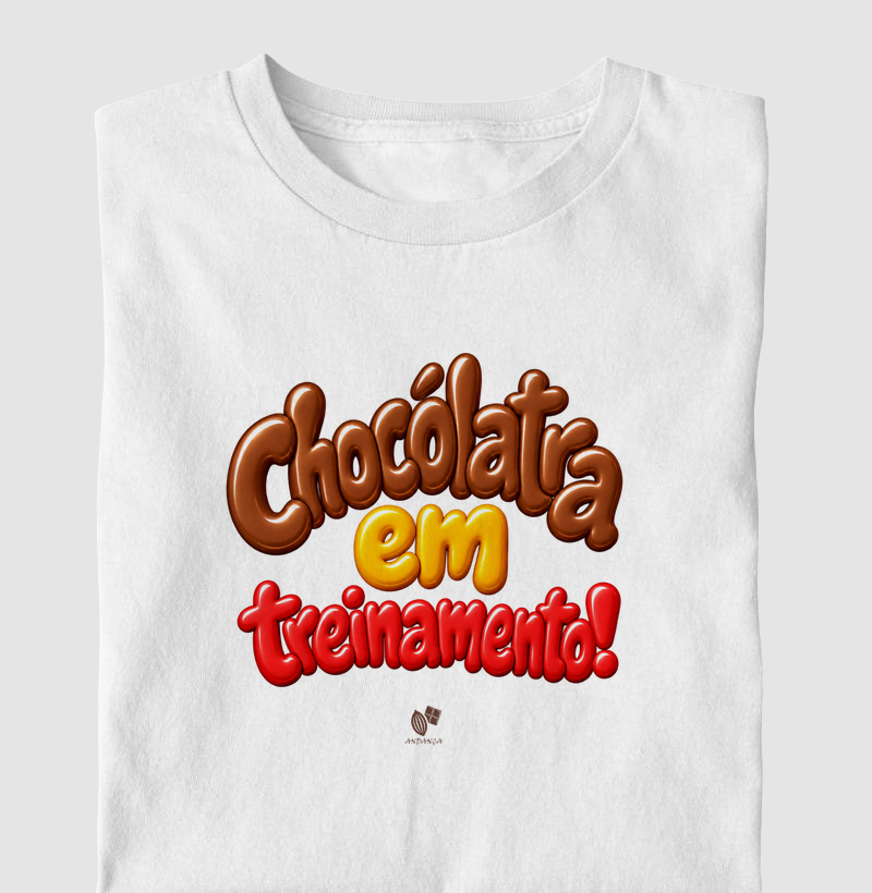 Chocólatra em Treinamento - Camiseta Infantil