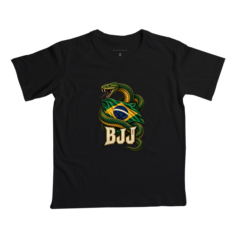 BJJ – Serpente Brasileira - Camiseta Infantil