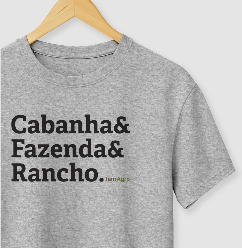 Camiseta Cabanha & Fazenda & Rancho