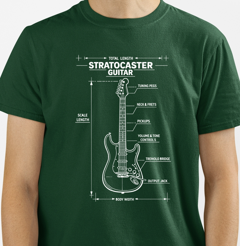 Guitarra Strato diagrama