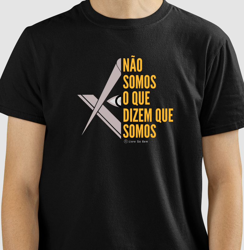 Camiseta maçonaria NÃO SOMOS