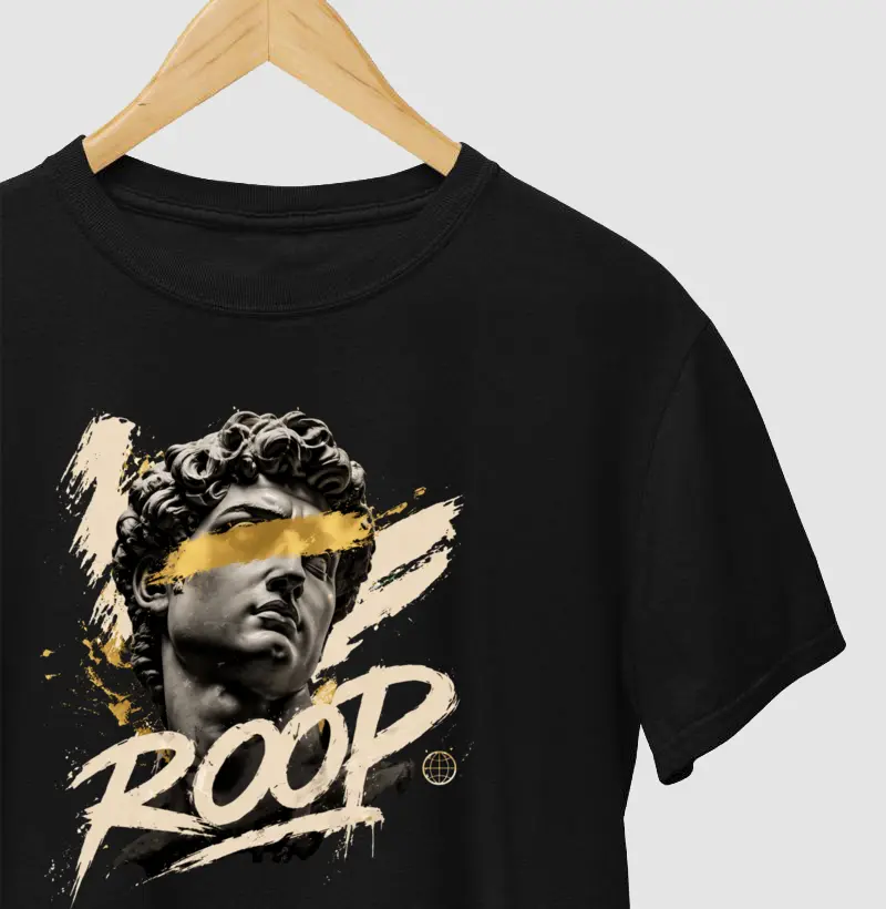 Camiseta Oversized Futurista Roop