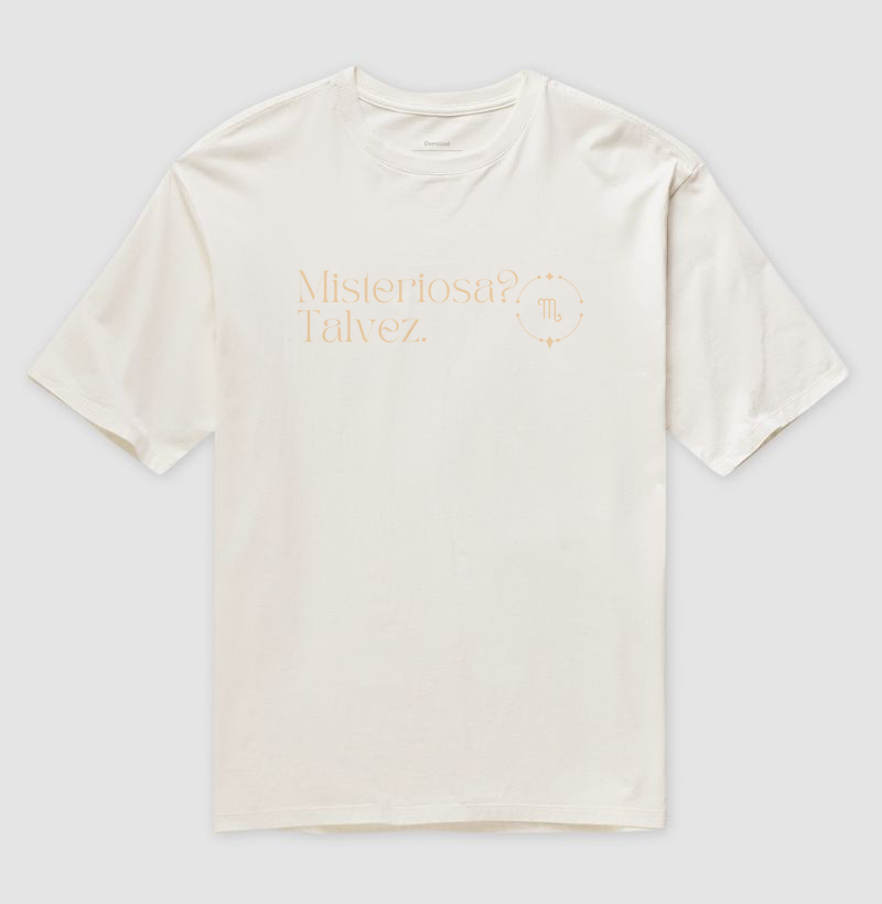 Camiseta Oversized Definition Of Scorpio 