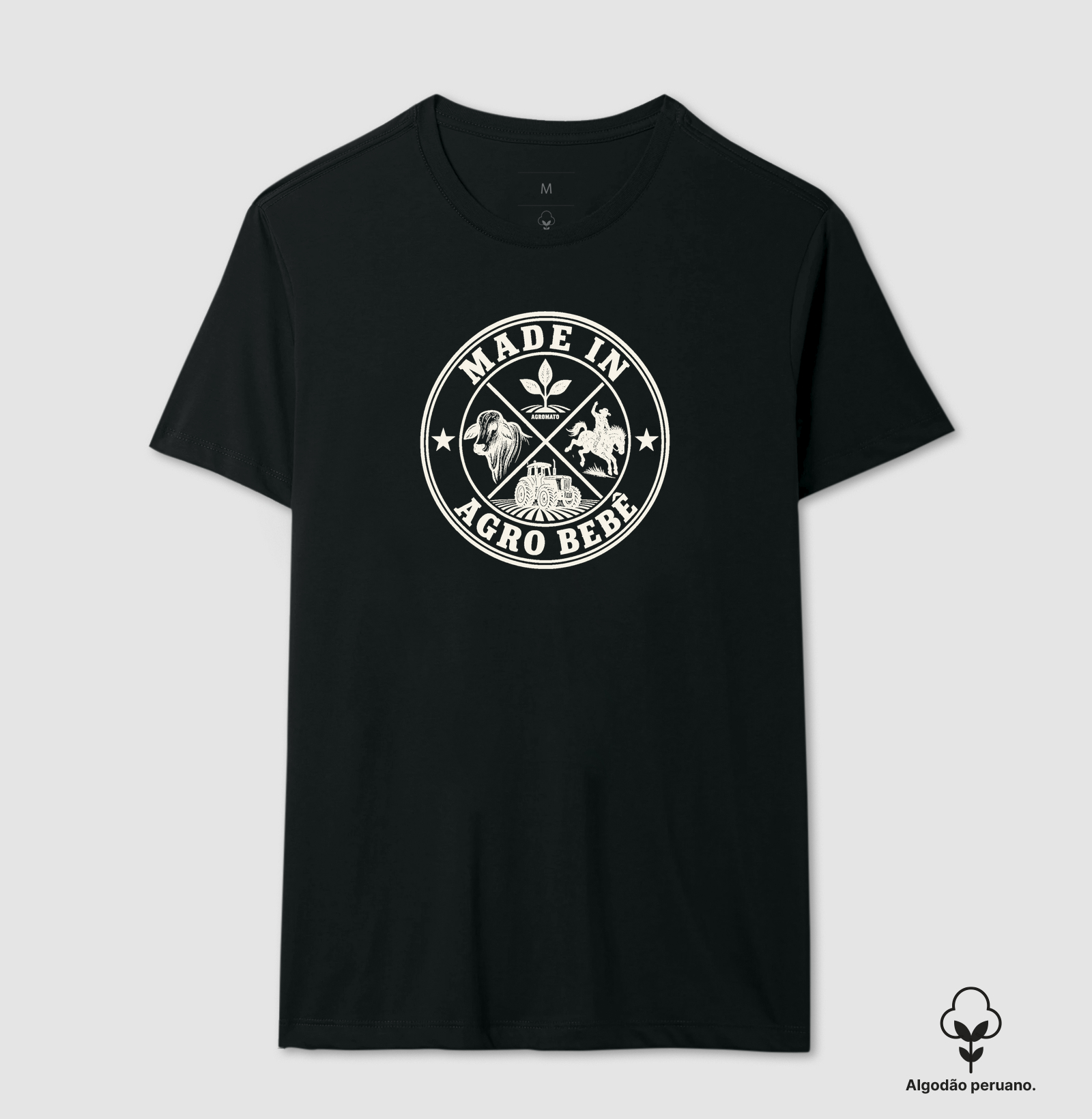 Camiseta Made in Agro Bebê