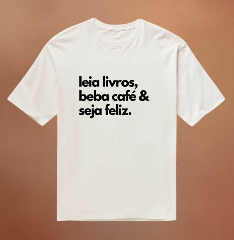 leia livros, beba café
