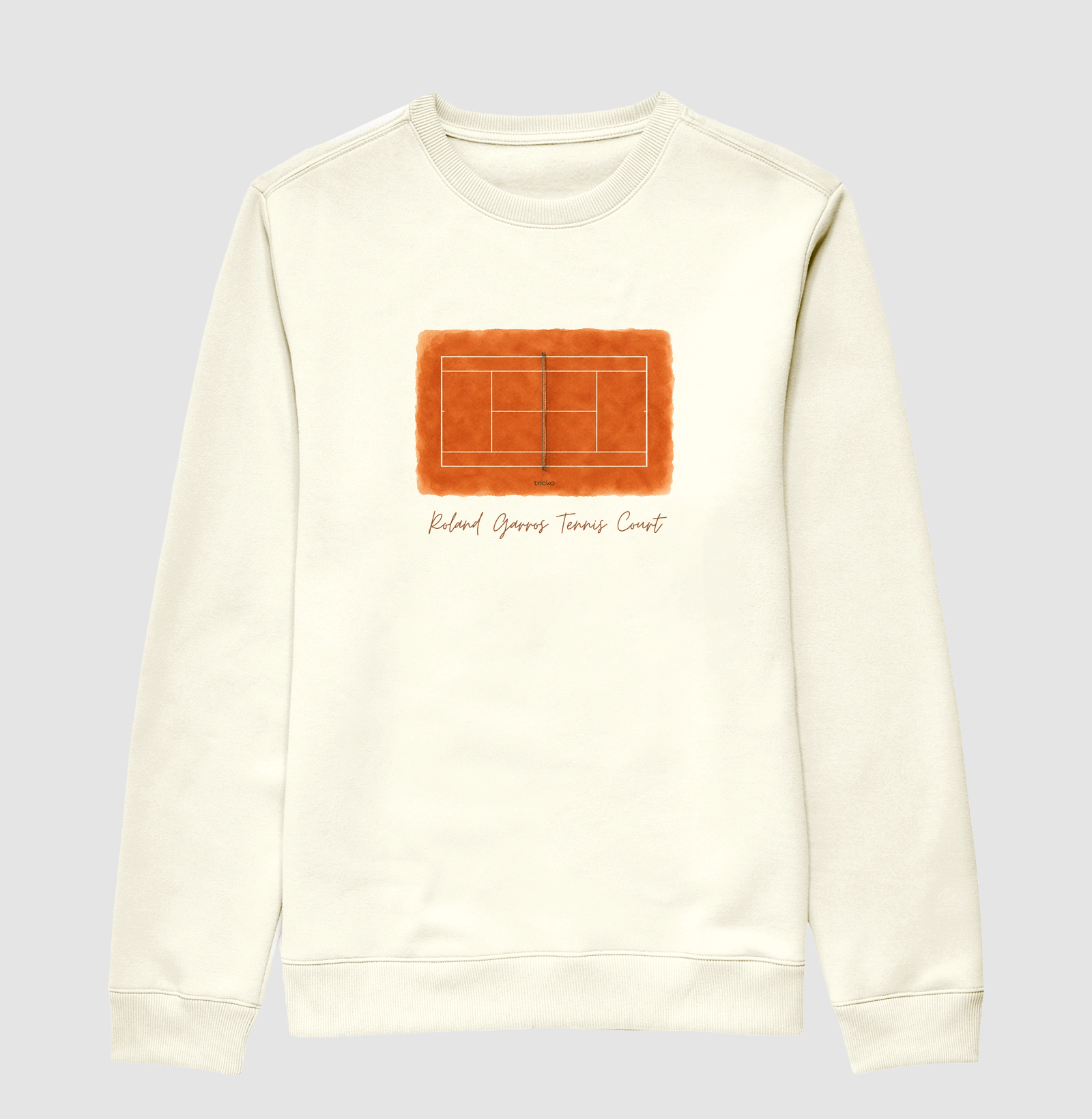 Roland Garros Tennis Court Moletom Suéter