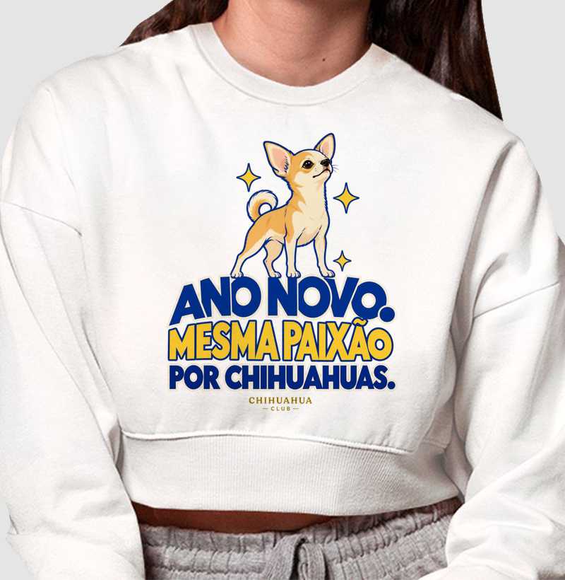 Ano Novo, mesma paixão por chihuahuas.